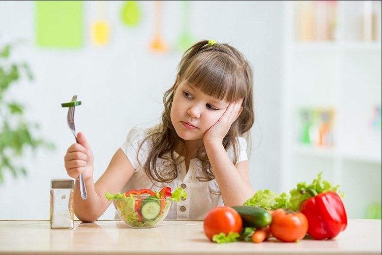 Ребенок не ест овощи и фрукты